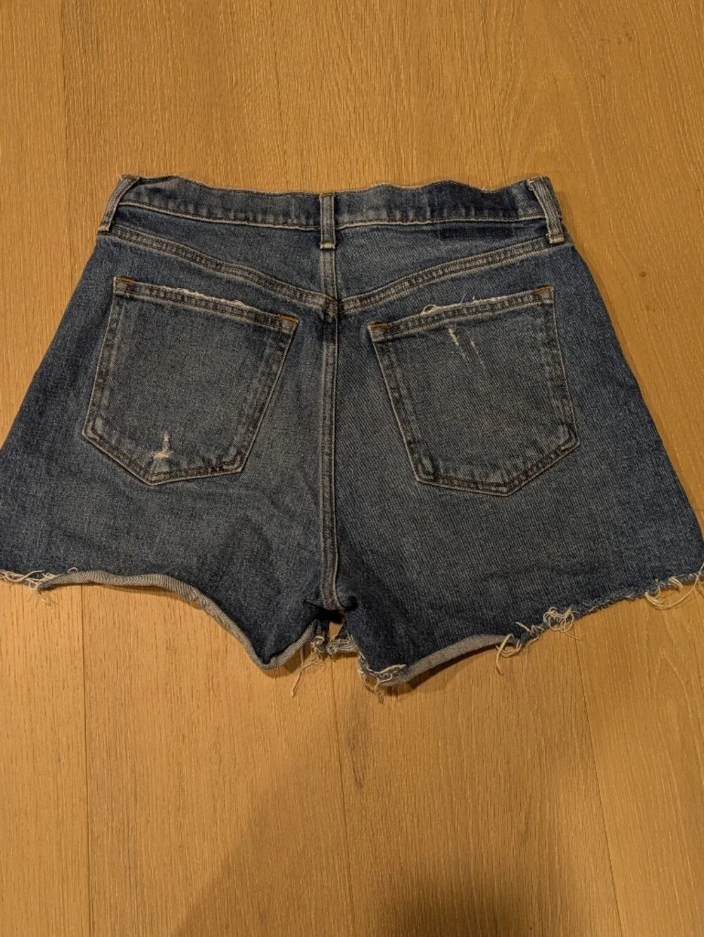 Women’s Blue Denim Cutoff Shorts - Mom Short Curve Love